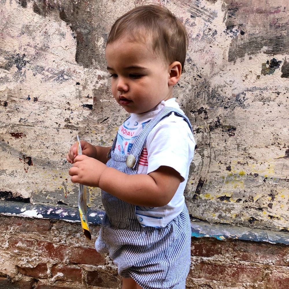 Lil Lemons short overalls